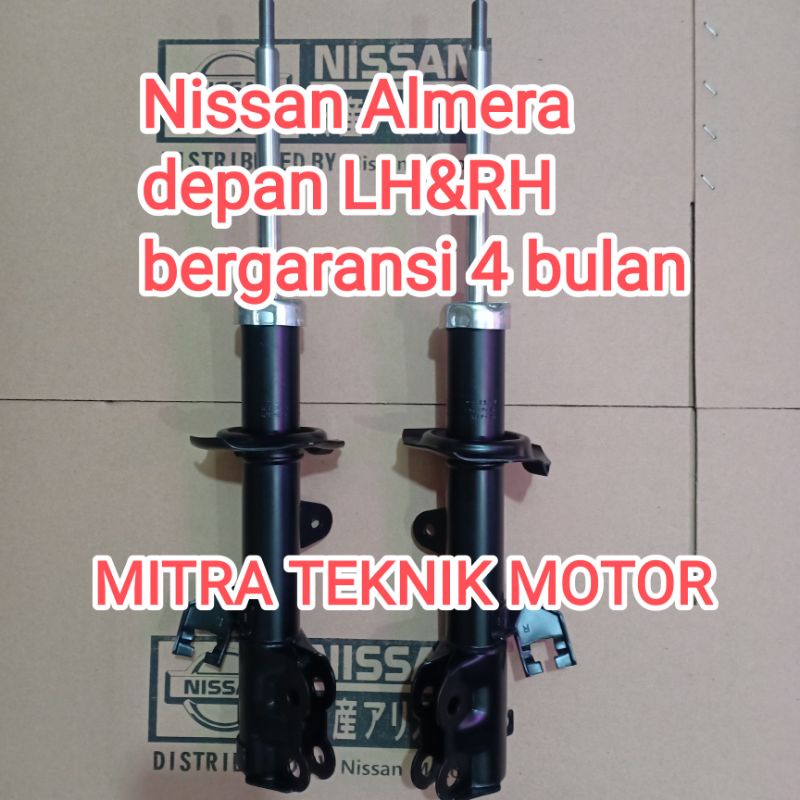 shockbreaker shock absorber nissan almera depan original