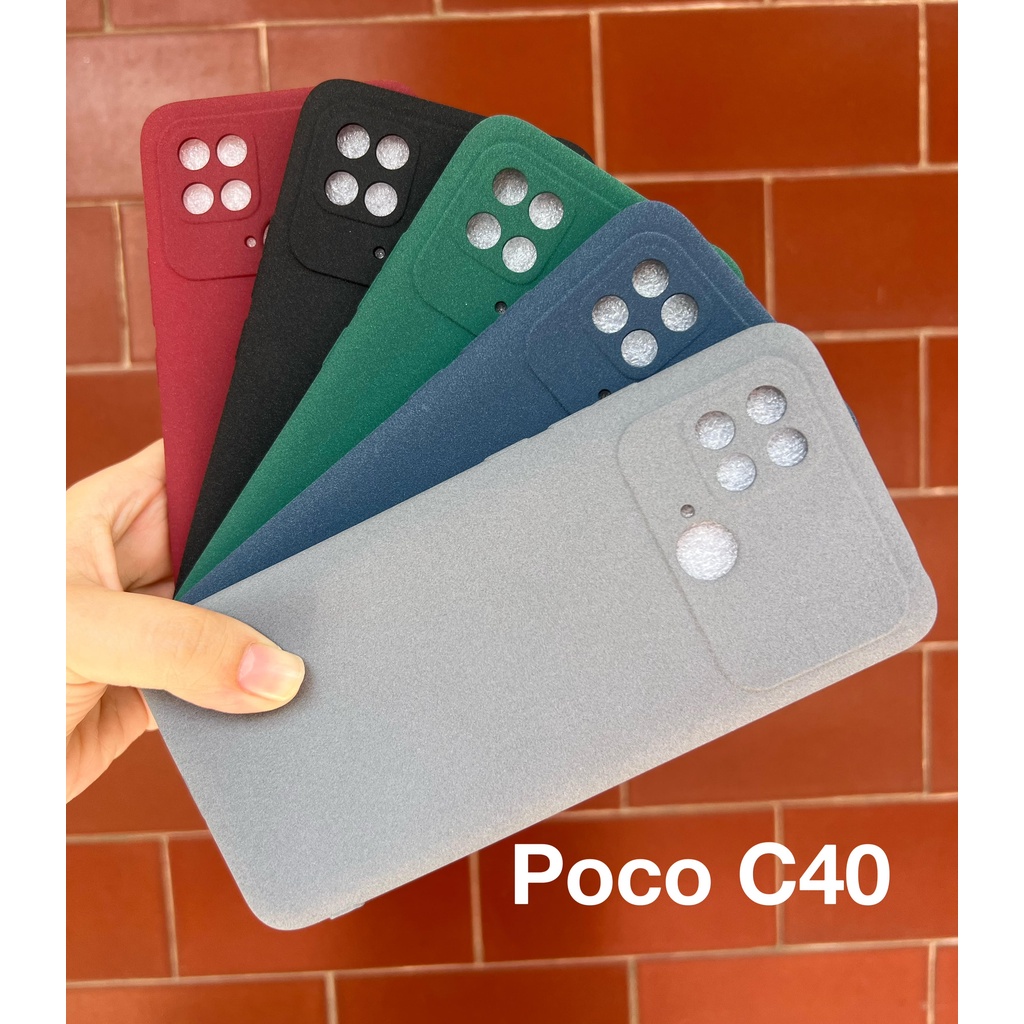 Soft Case Silikon Poco C40 Slim Matte Sandstone