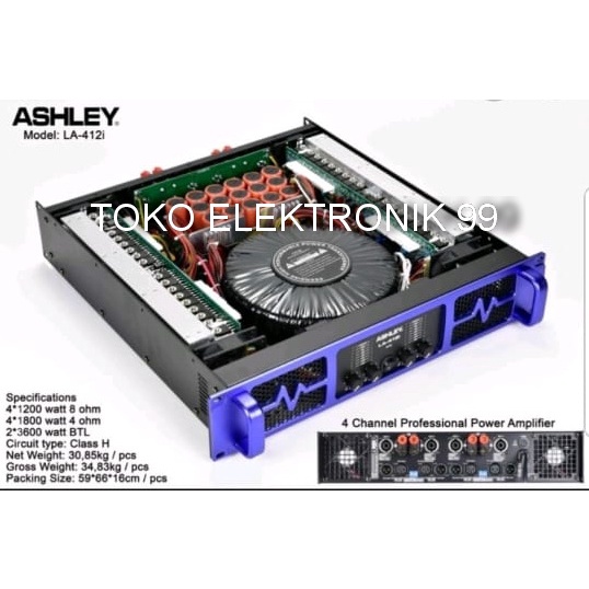 POWER AMPLI ASHLEY LA 412i/LA412i 4CH  LA 412i