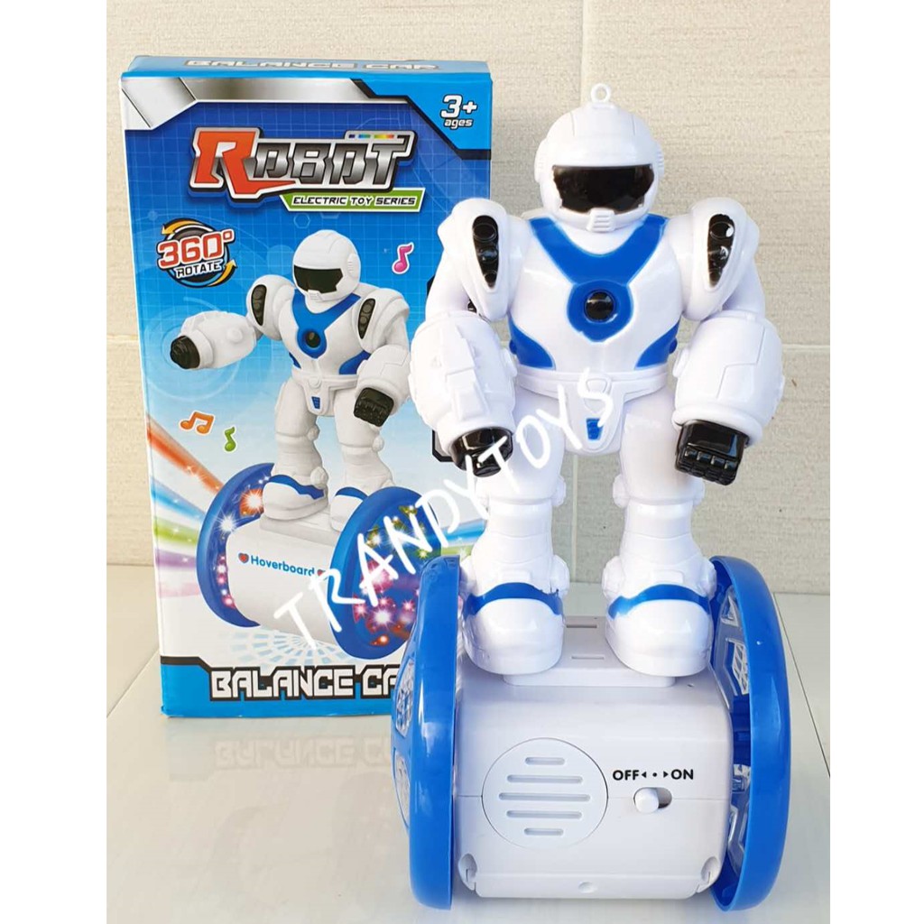 Mainan Anak Balance Car Balance Cartoon Musik Lampu [ Robot ]