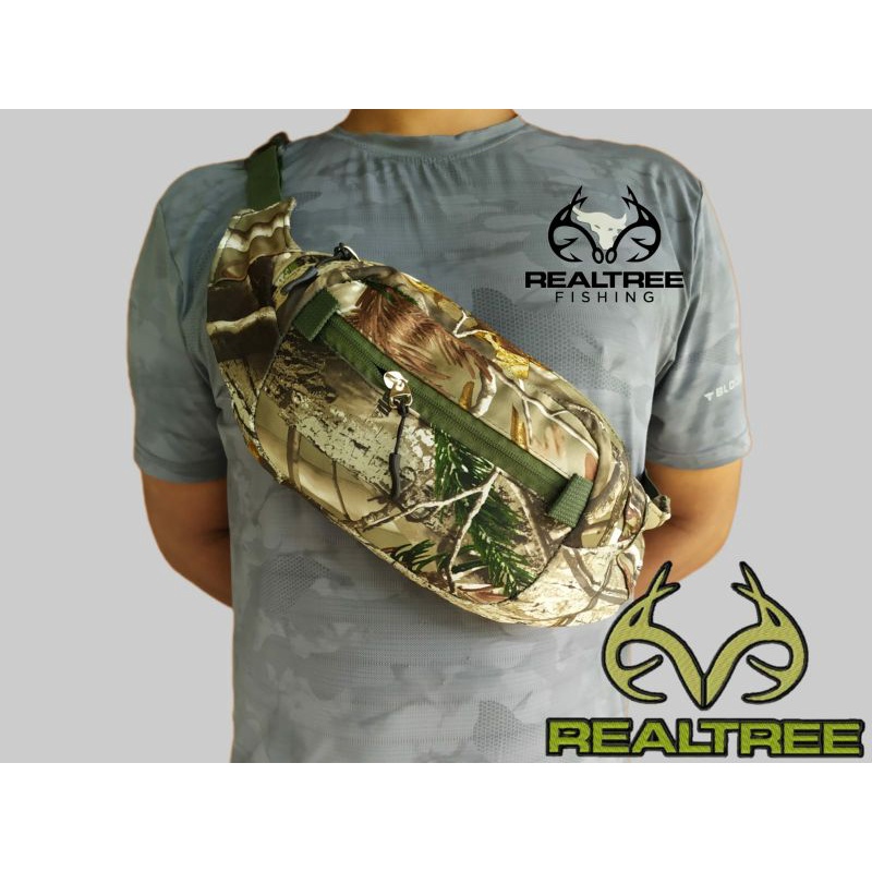 Tas selempang camo loreng Hunting ~ tas pinggang Army ~ waistbag realtree ~ waist bag camo Berburu