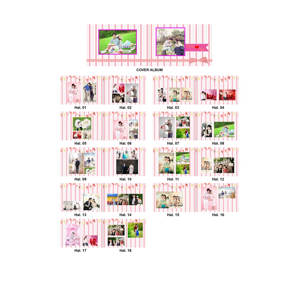Album Digital Spiral ukuran 4R