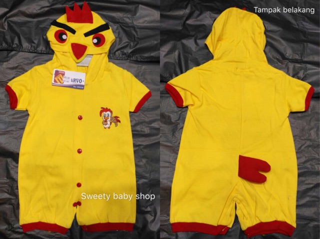 Jumper Bayi Lucu Karakter Kostum Bayi Terlaris New 4-8 Bulan