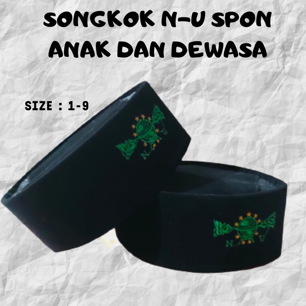 Peci Nu / Peci NU / Songkok Bordir Nu / Songkok NU / Peci Logo Nu