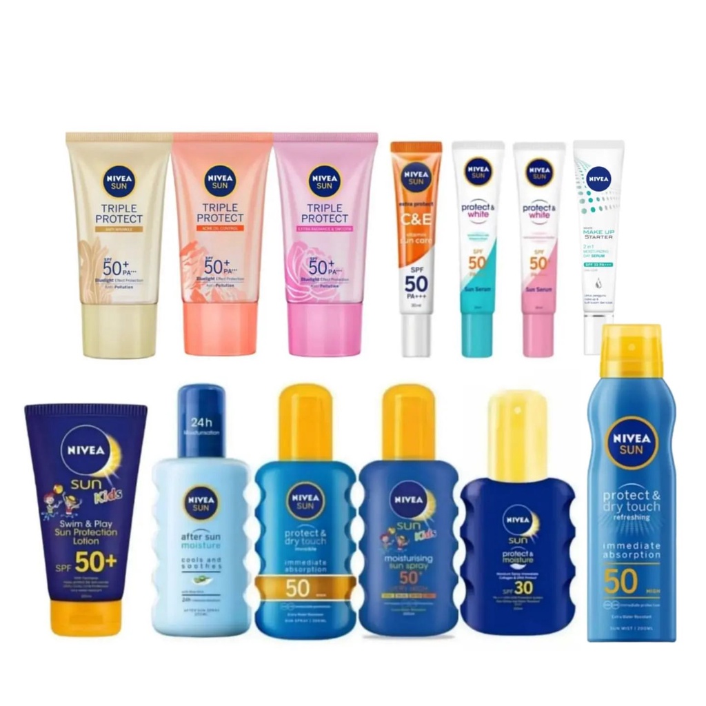 NIVEA Sun Protection / Sunscreen / Spray / Sun Serum & All Variant