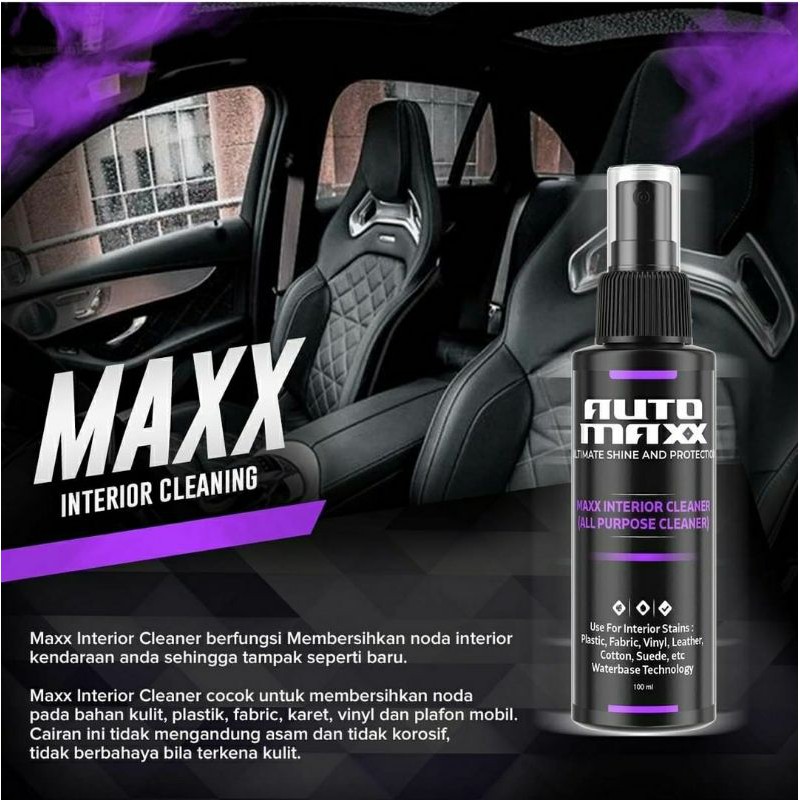 AUTO MAXX FUSHION PRO MAXX INTERIOR CLEANER PEMBERSIH NODA INTERIOR MOBIL INTERIOR POLISH CAR POLISH