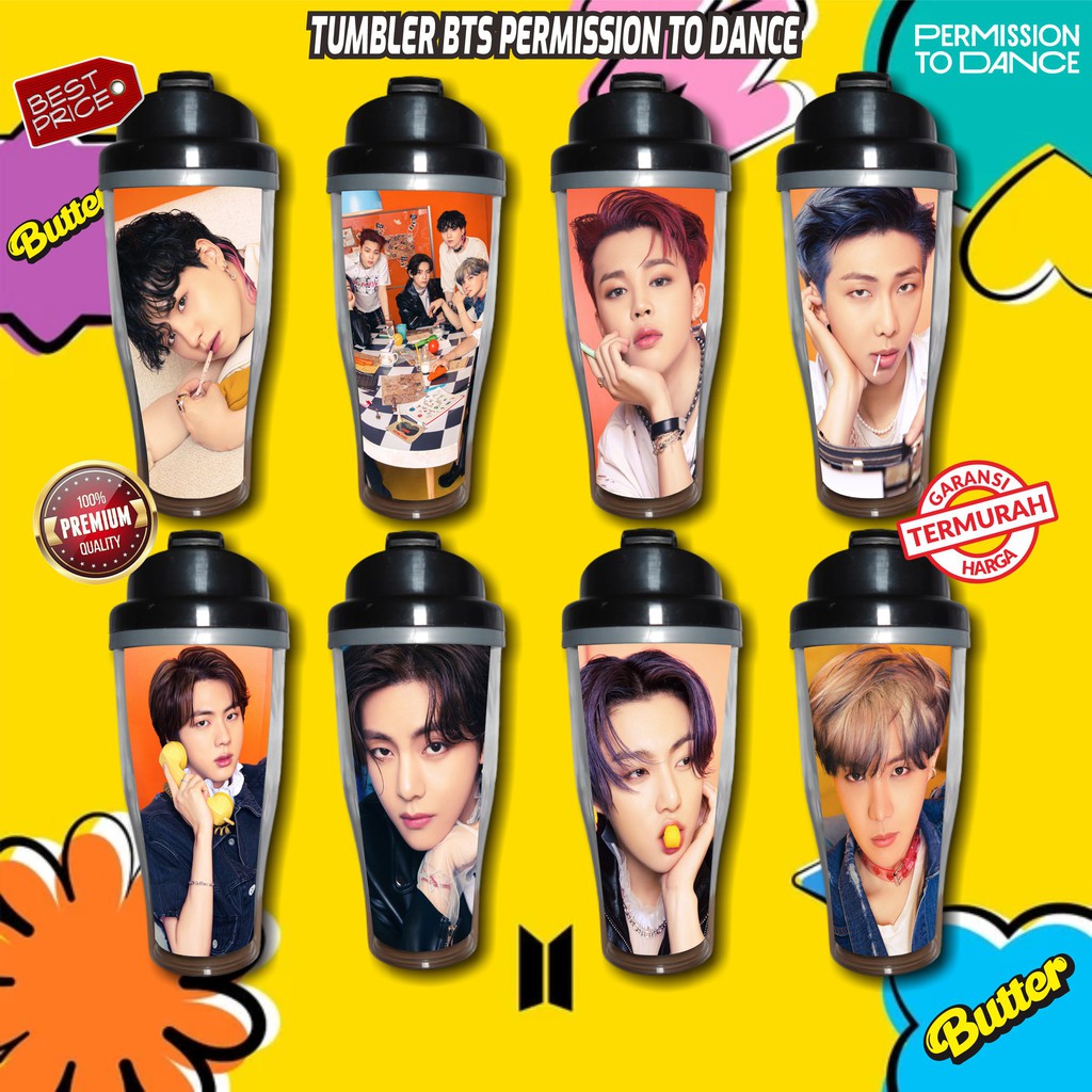 Botol Tumbler // Botol Minum BTS Edisi Permission To Dance