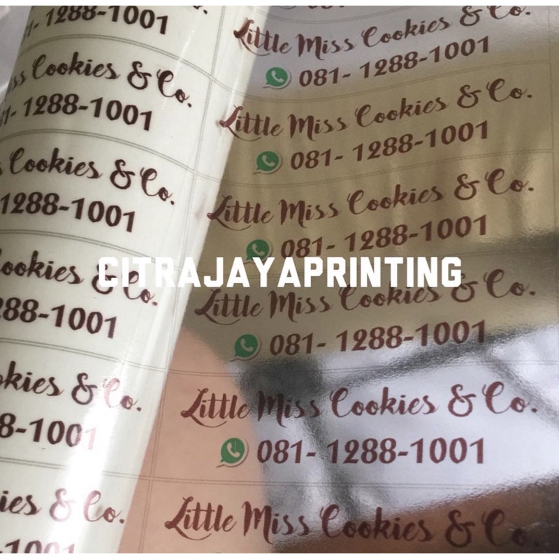 

Sticker Vinyl Tahan Air Transparan Waterproof (Meteran)