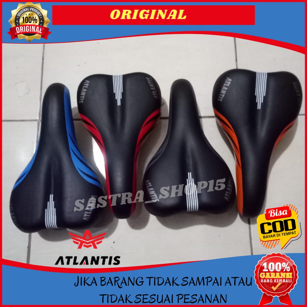 Saddle Sepeda Jok Sadel Sepedah Mtb Gunung Fixie Empuk Murah Busa Tebal