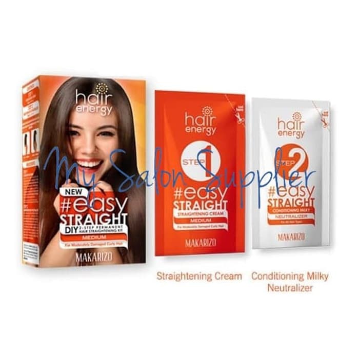 Makarizo Hair Energy Easy Straight DIY Smoothing Pelurus Rambut BOX