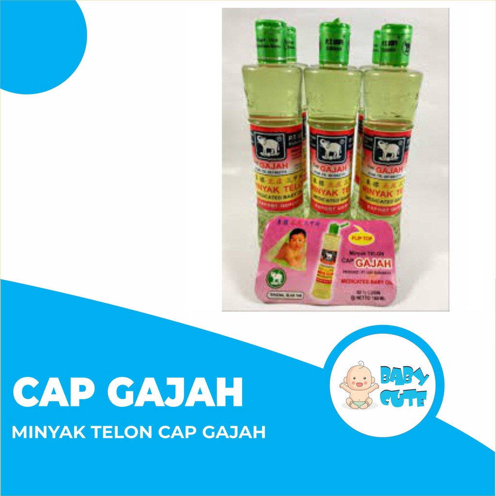 ♣︎ BABY CUTE ♣︎ MINYAK TELON CAP GAJAH / PERAWATAN BAYI / PENGHATAN TUBUH BAYI