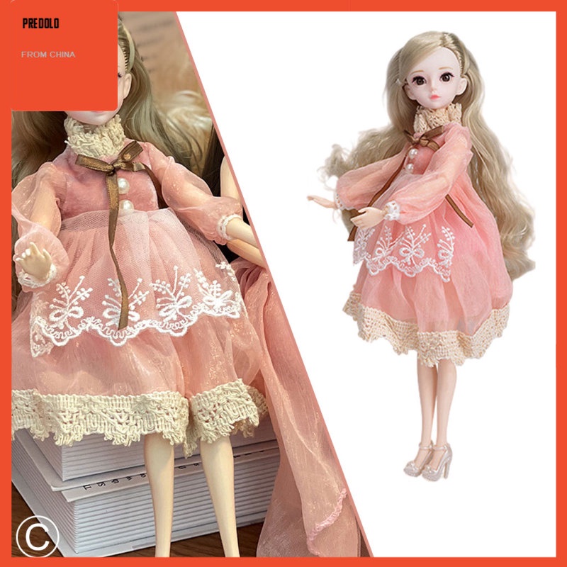 [In Stock]  30cm Doll Toy Movable Joints Fashion Dress Up Dolls Toy for Girls