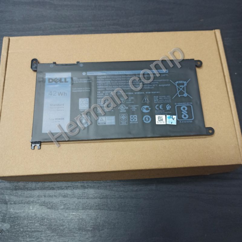 Original Baterai Dell Latitude 3480 3580 3488 3490 42WH