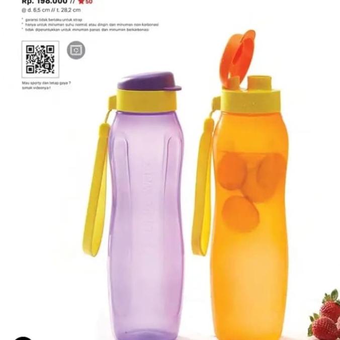 [[COD]] BOTTLE ECO SLIM 1 LT TUPPERWEAR LIMITED EDITION Kode 620