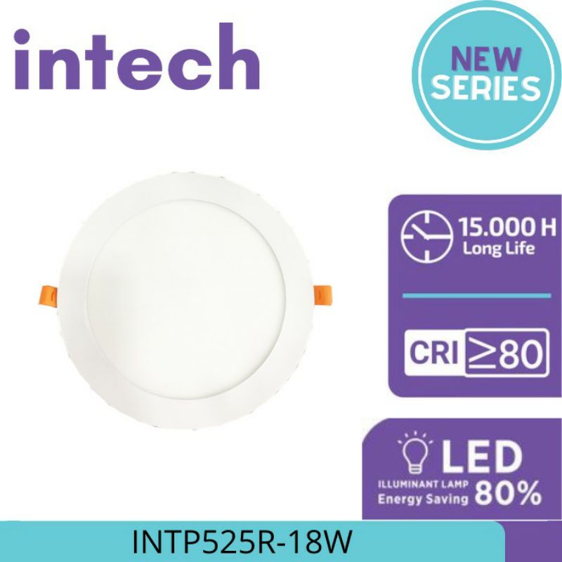 Lampu LED panel intech 18w IB downlight 18w intech garansi 1th murah grosiledib le