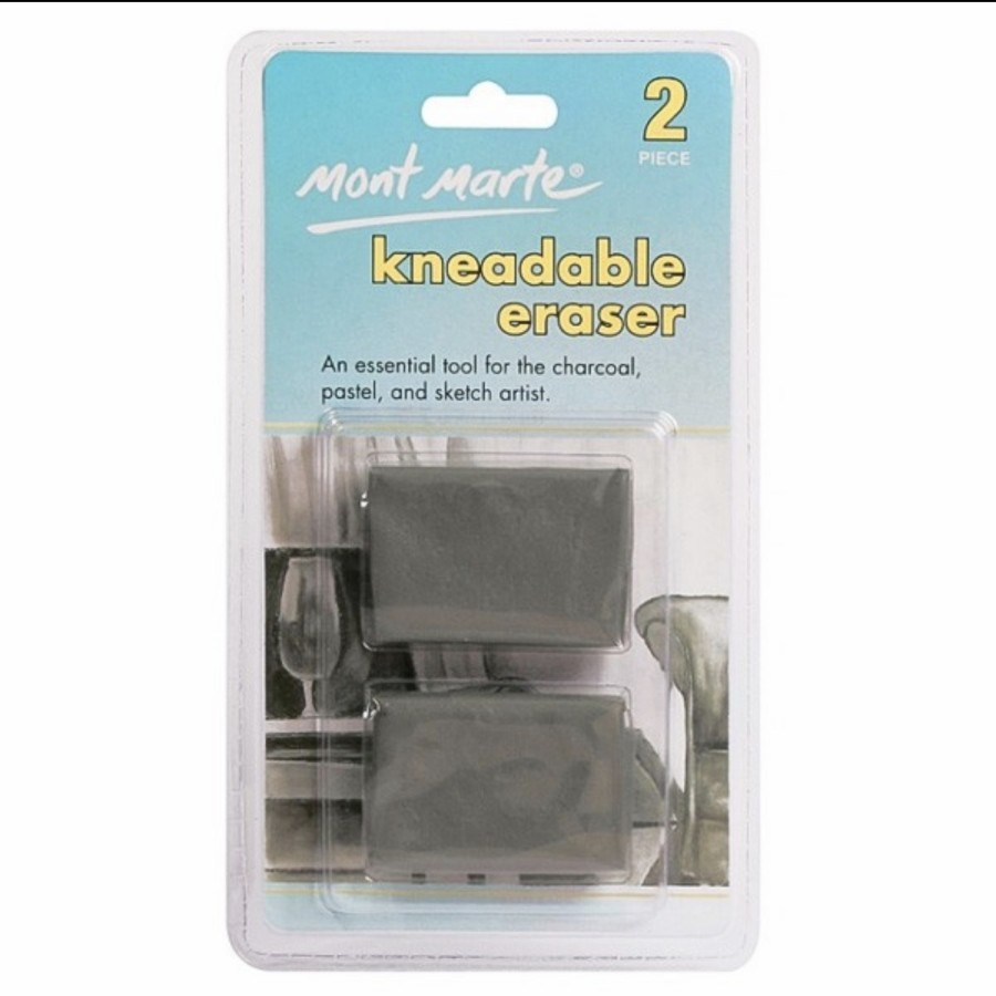 

2 PC KNEADABLE ERASER MONT MARTE Penghapus ULI UTK ART