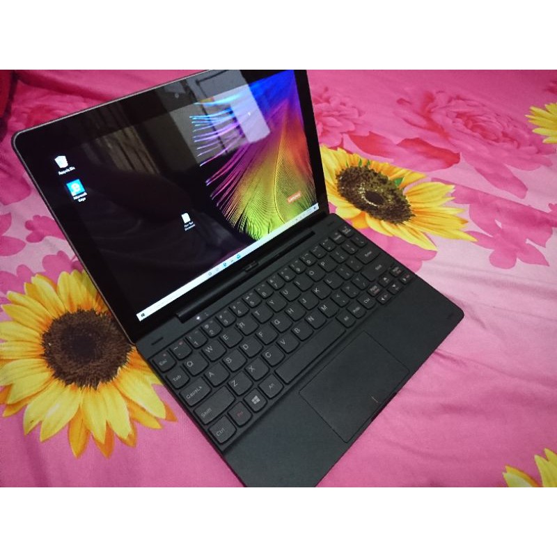 Laptop Netbook 2 in 1 Tablet PC LENOVO RAM 2 GB, SSD 128 GB, Win 10 Ori, Ms Office 2019 Ori