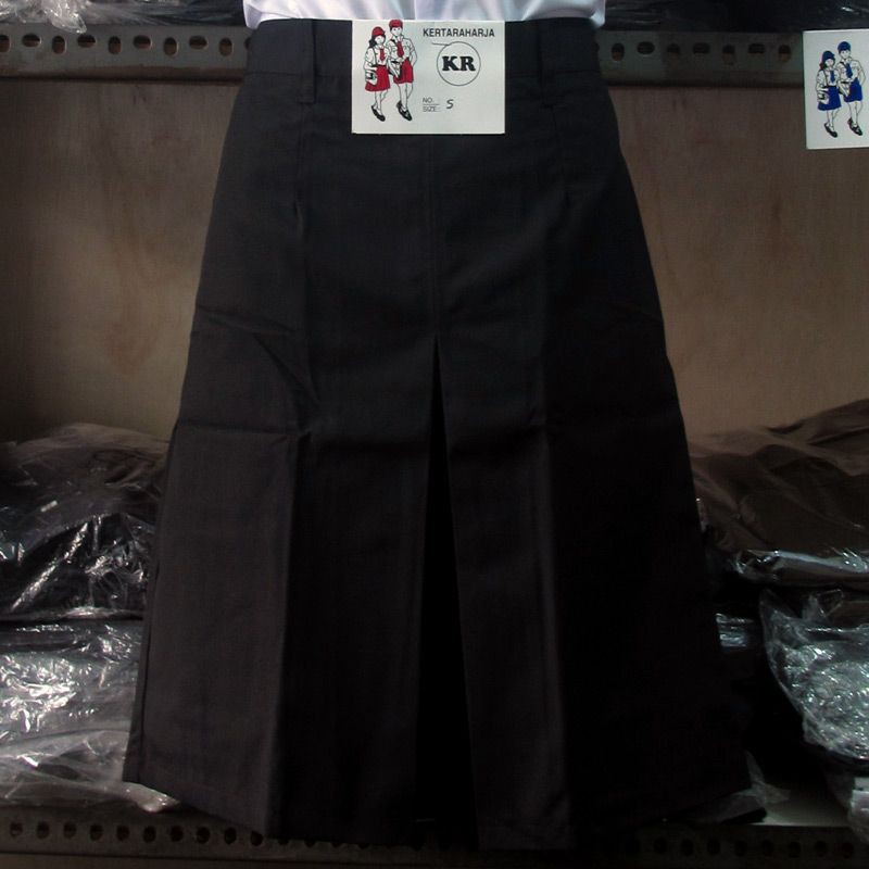 Rok Pendek Span SMA Hitam (Seragam Sekolah SMA)