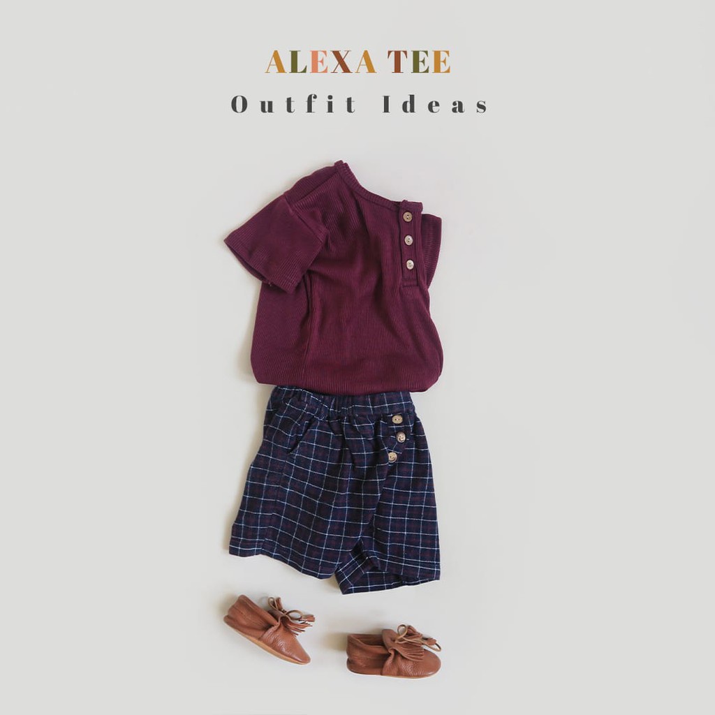 Alexa Tee Kaos Anak Unisex - Baju Anak Earth Tone Series Beeboodesign