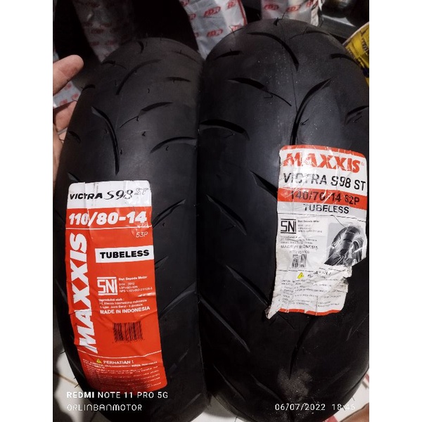 Ban Set Maxxis Victra Aerox/Ban Set Depan Belakang AeroX/Ban Maxxis Lengkap Aerox/Ban Komplit Maxxis