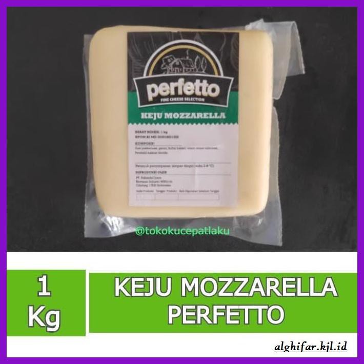 

Ujekujek- Keju Mozarella 1 Kg | Mozzarella Cheese Perfetto -Original.