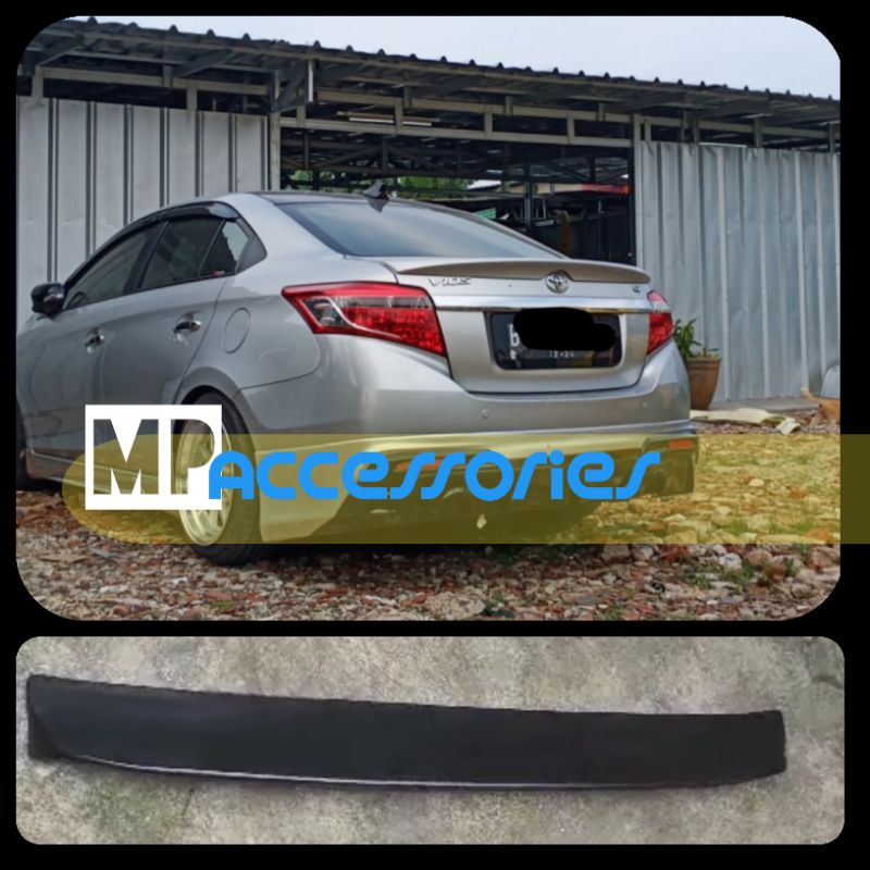 ductail Spoiler toyota Vios Gen 3 tahun 2013-2017