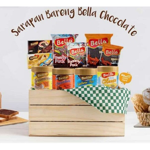 Bella Spread - Selai Keju -Tiramisu-  Chocolate - Chasew Nut