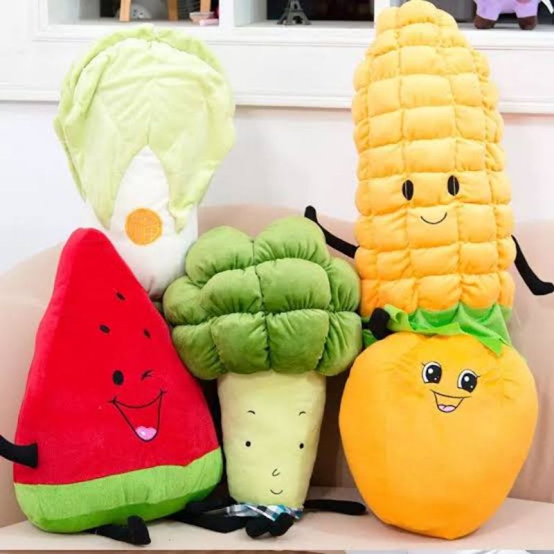 Boneka Buah dan Sayur Original/ Boneka Buah/ Boneka Sayur