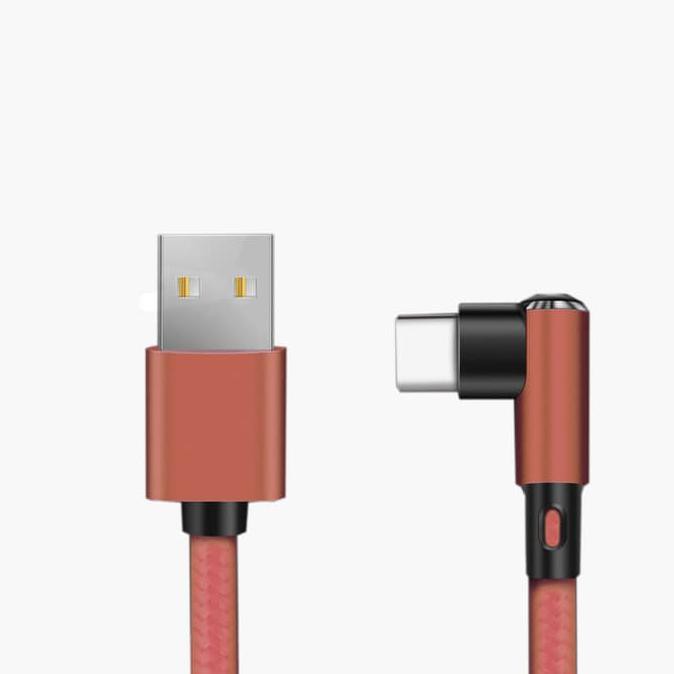 Kabel data port micro usb type c quick cable line warna 1m fast charging charger handphone transfer data