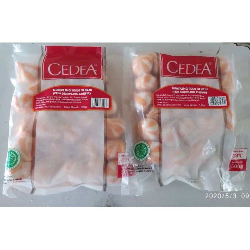 

Dumpling keju 500gr Cedea