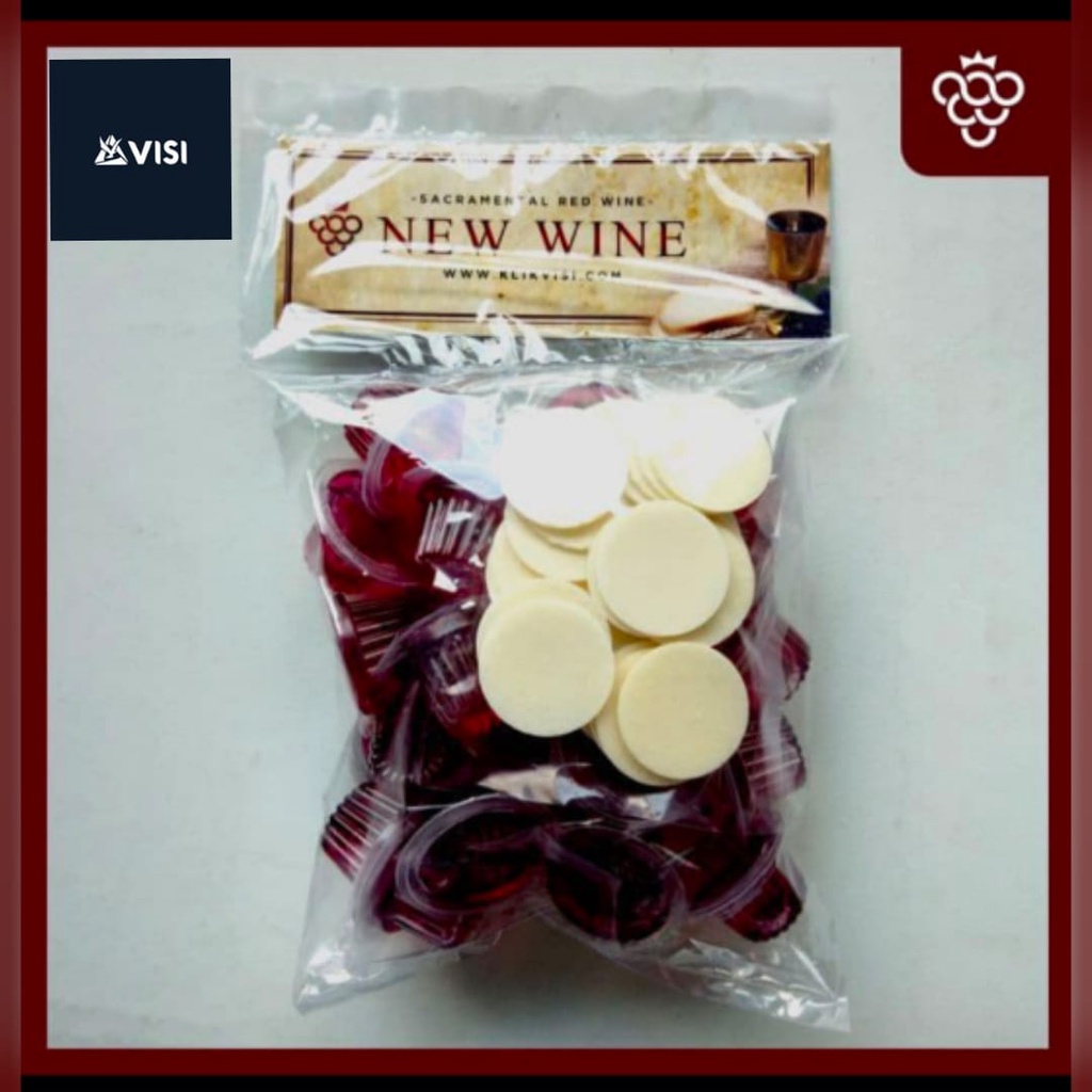 

Anggur Perjamuan Cup isi 25+Hosti