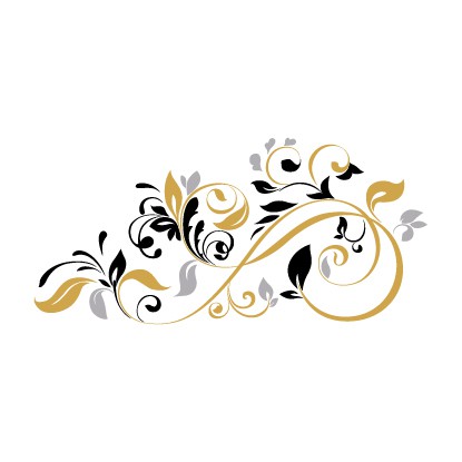 

POTATOO GOLDEN FLEUR Temporary Tatto Sticker