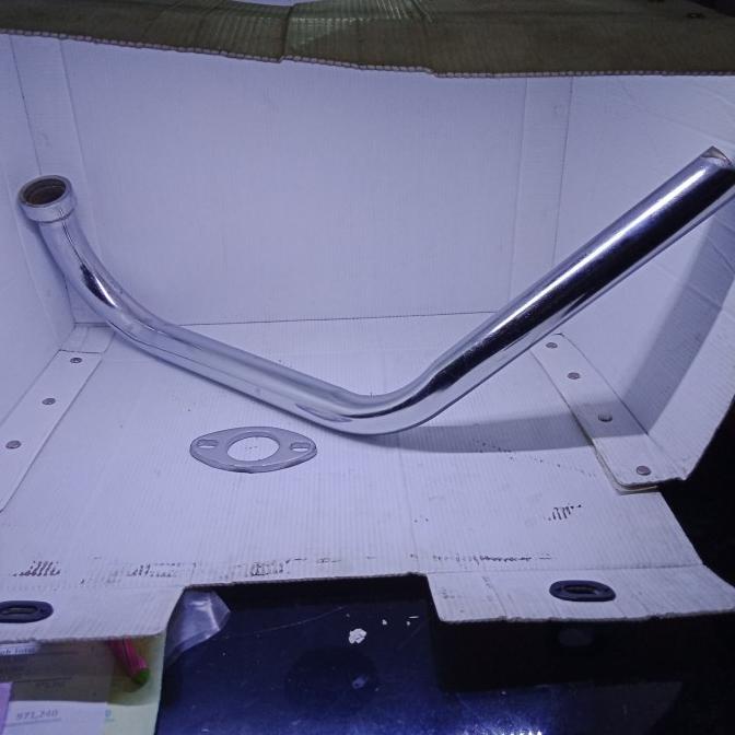 Leher Knalpot/Sambungan Knalpot Vixion-New Vixion Chrome