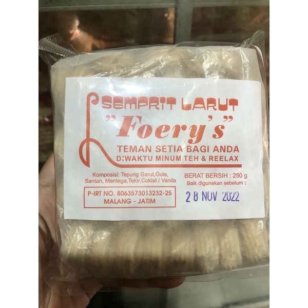 

semprit larut foery