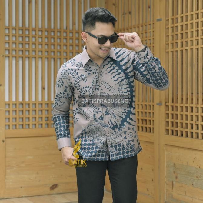 BATIK PRIA PRABUSENO MOTIF DEWANDARU LENGAN PANJANG