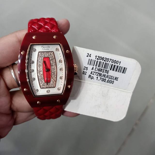 JAM TANGAN WANITA ALEXANDRE CHRISTIE 2729 AC2729 MARUN