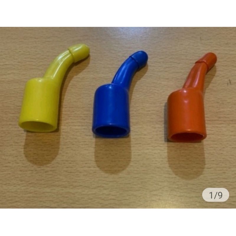 Tutup Botol kecap/saus/sirup corong panjang bahan karet tebal (silikon)