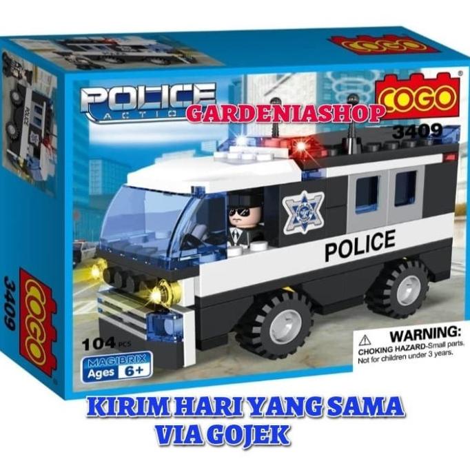 ] BRICK COGO 3409 CITY POLICE CAR