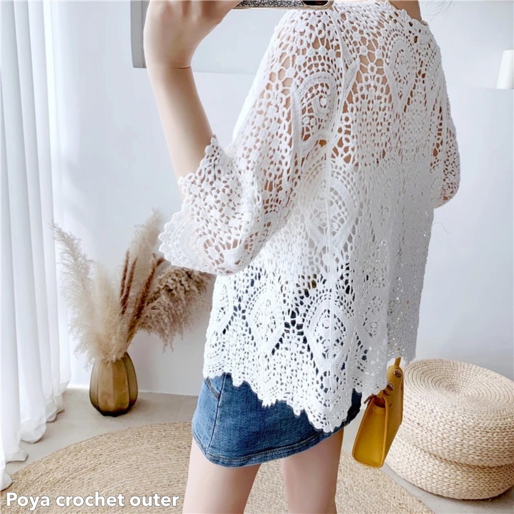 Poya crochet outer -Thejanclothes