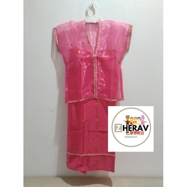 baju adat makasar baju bodo anak perempuan TK,SD,SMP, DEWASA