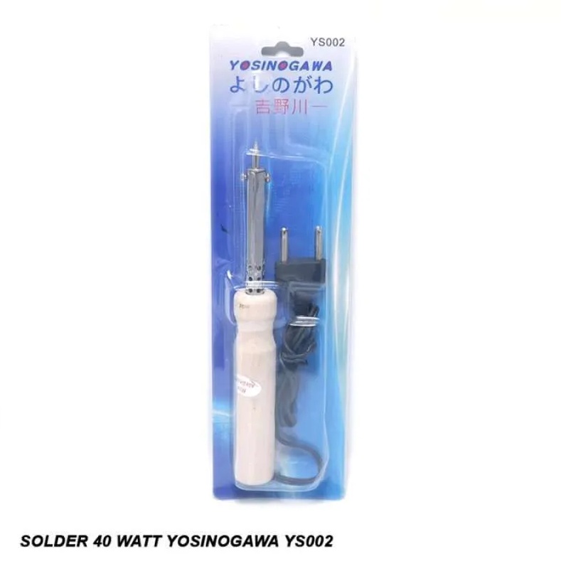 Yosinogawa Solder Soldir Gagang Kayu 40watt