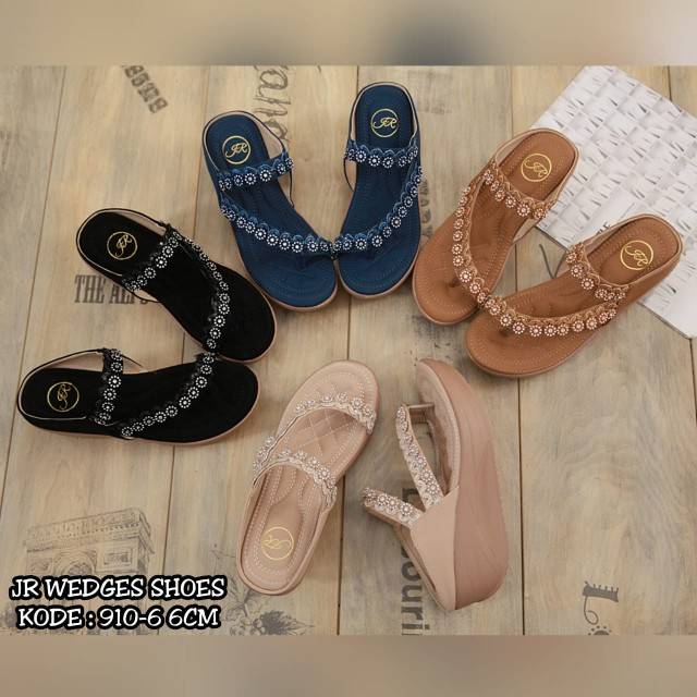 JR WEDGES SHOES 910-6*Bj