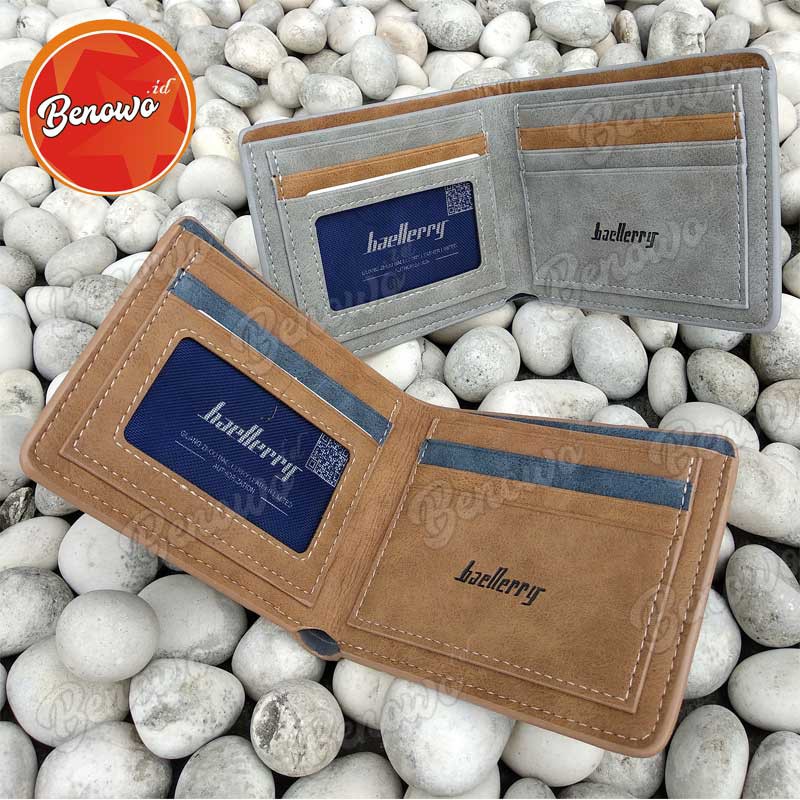 Dompet Pria Import Model Lipat kulit Sintetis Elegan Keren - DP07-3