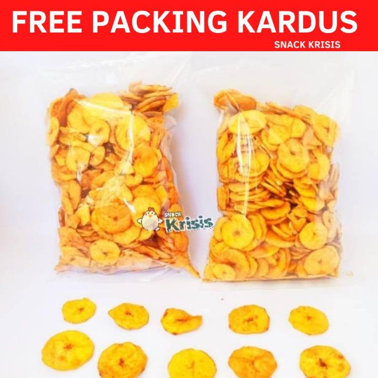 

NEW れ Keripik Pisang Super 500 gr Kripik Pisang kepok Super Madu Karamel FX ☁