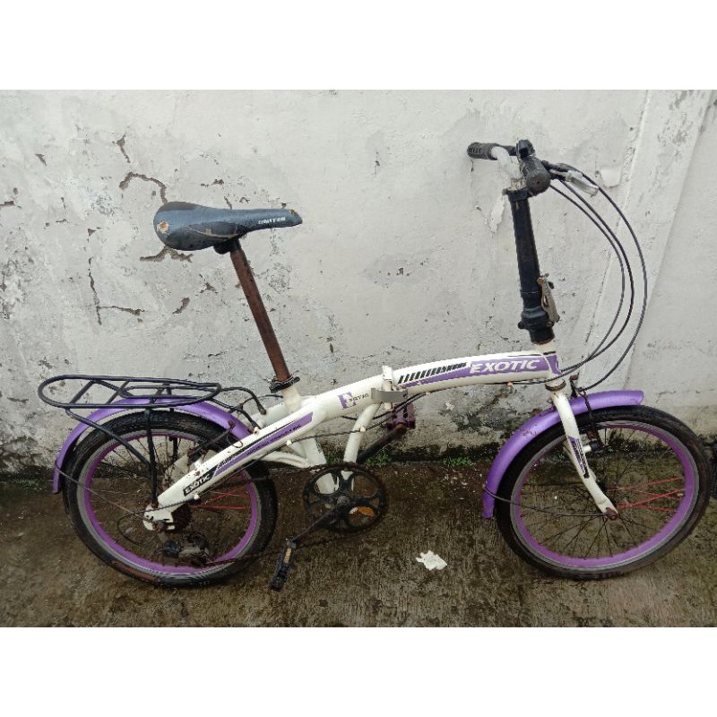 SEPEDA LIPAT EXOTIC 20 INC SIAP PAKAI