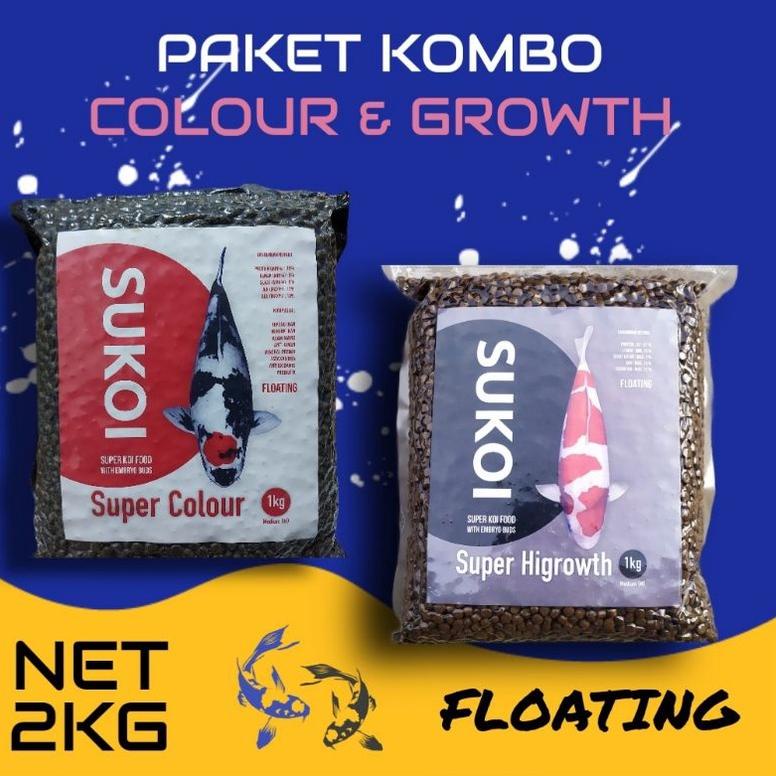 ☈ Pakan koi SUKOI KOMBO GROWTH & COLOUR ⇯
