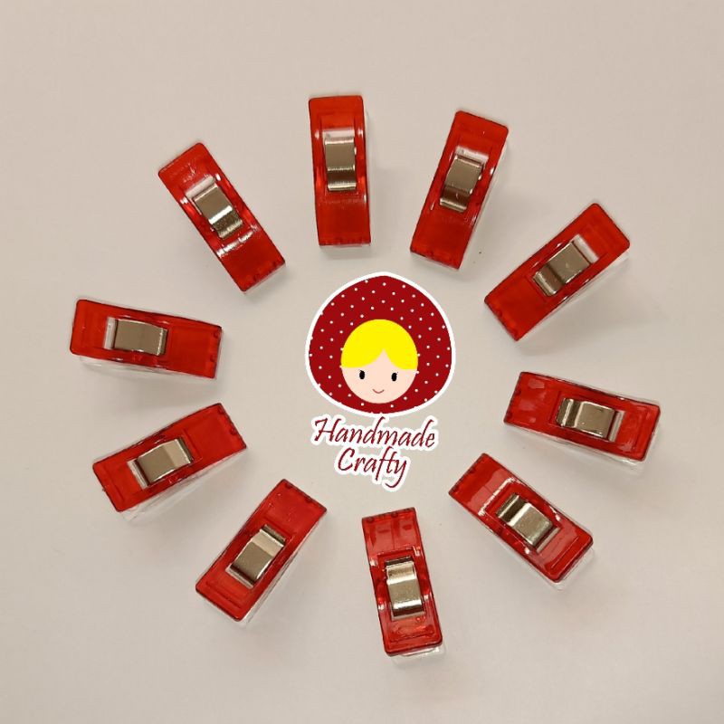 10 pcs wonder clip kecil/klip penjepit kain