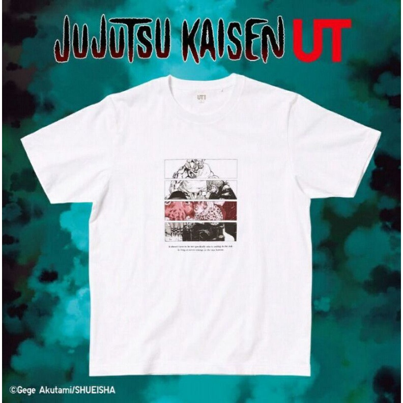 UNIQLO X JUJUTSU KAISEN KAOS DISTRO UNIQLO JUJUTSU KAISRN