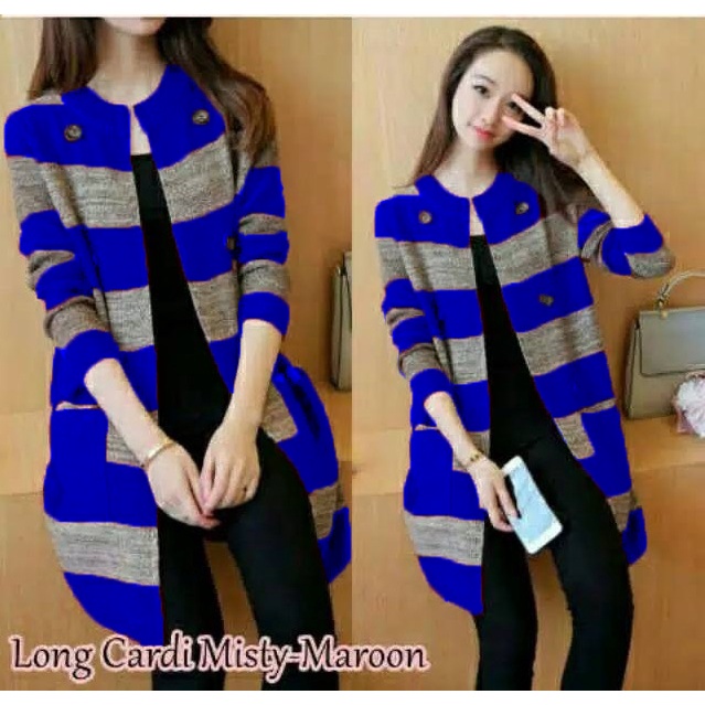 BO - LONG CARDY MISTY / CARDY WANITA / CARDINGAN TERLARIS / CARDINGAN KEKINIAN / FASHION WANITA