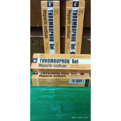 Thrombophob Gel / Heparin Sodium / Salep Memar / Trombopop
